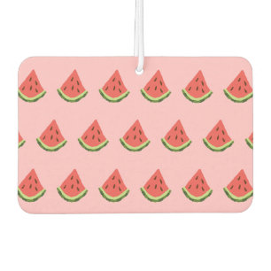 Watermelon Wedges Car Air Freshener (Pink & Red)