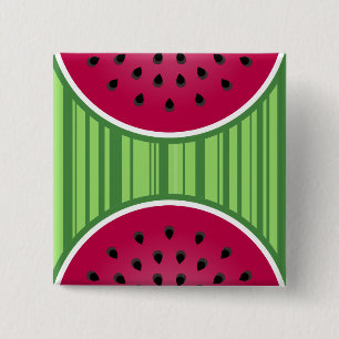 Watermelon Wedgies 15 Cm Square Badge