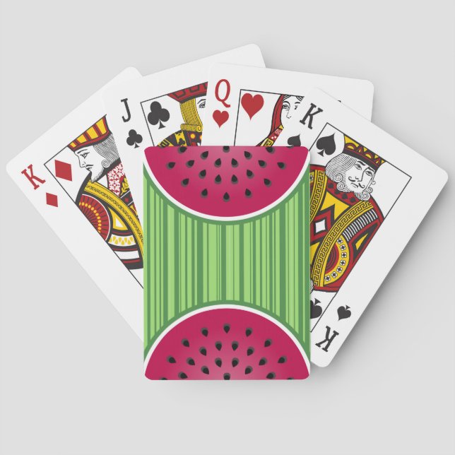 Watermelon Wedgies Playing Cards (Back)