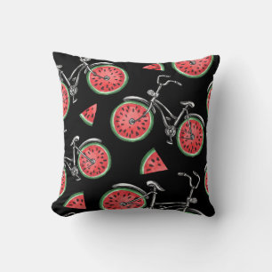 Watermelon wheel bicycles, summer pattern. cushion