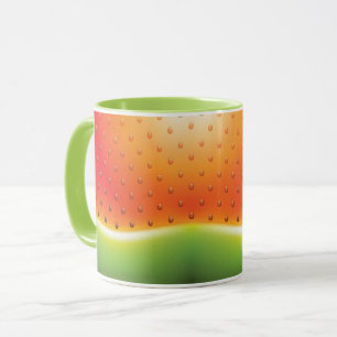 Watermelon with Seeds Background Mug