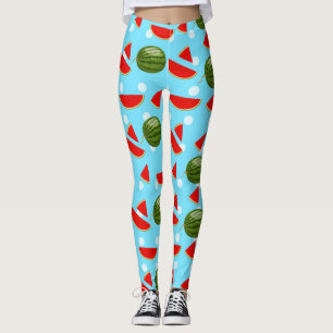 Watermelon With Slice Leggings