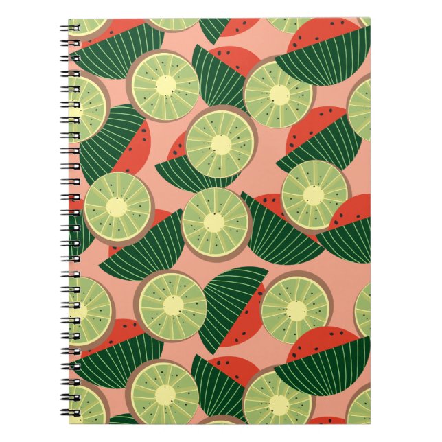 Watermelons and kiwis notebook (Front)