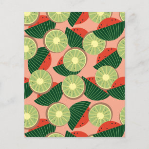 Watermelons and kiwis Scrapbook Paper