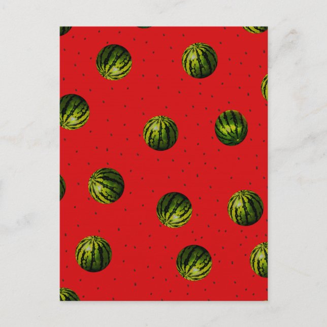 watermelons and seeds postcard (Front)