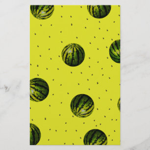 watermelons and seeds products stationery