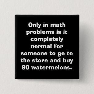 Watermelons Math Button