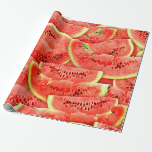 watermelons wrapping paper