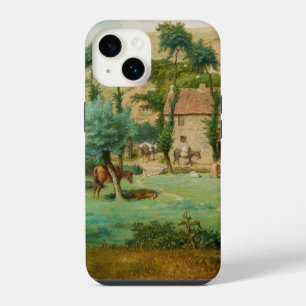 Watermill at the Foot of a Mountain iPhone 14 Case