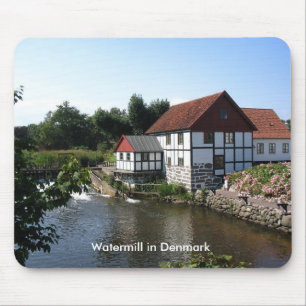Watermill in Denmark Mousepad