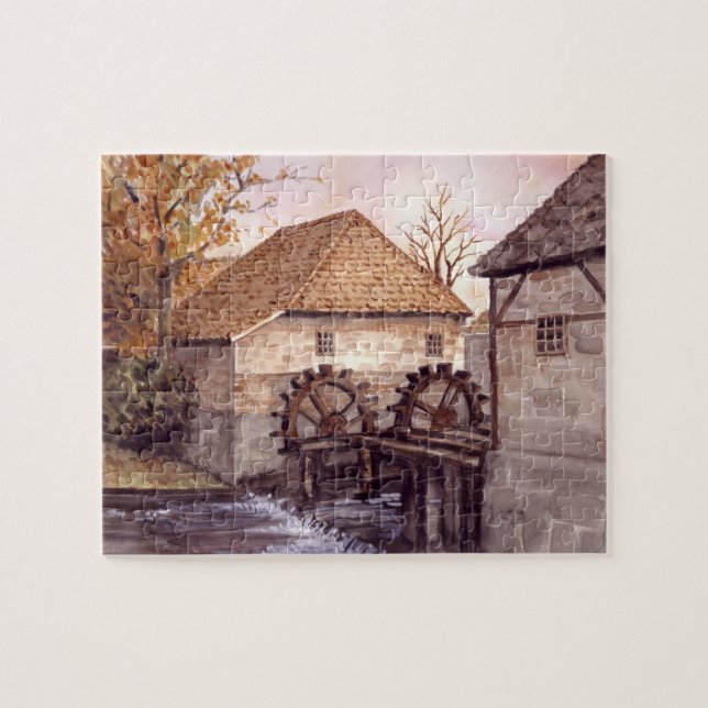 Watermill Oostendorper Molen The Netherlands Jigsaw Puzzle (Horizontal)