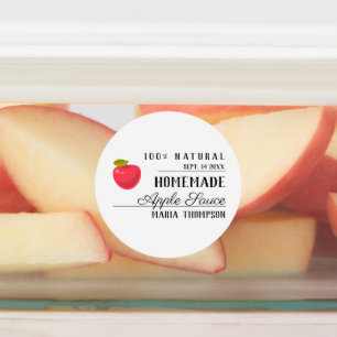 Waterproof Applesauce Modern Typography Label
