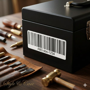 Waterproof Custom Barcode Label for Any Surfaces