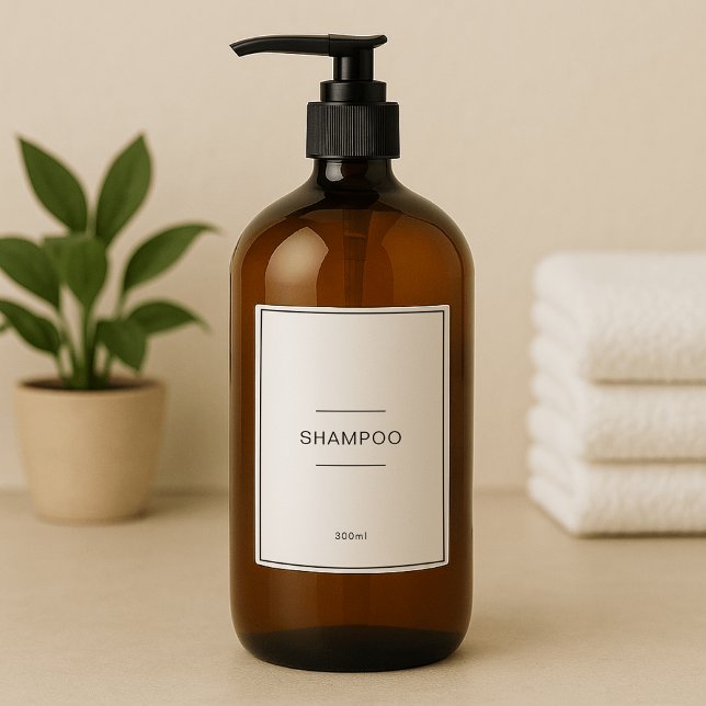 Waterproof editable bathroom Vinyl label (Creator Uploaded)