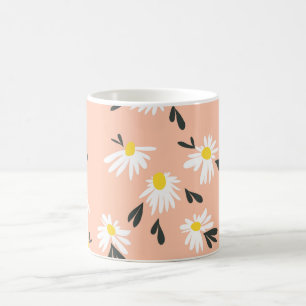 Waterproof Flowers: Delicate Petals, Bold Design Coffee Mug