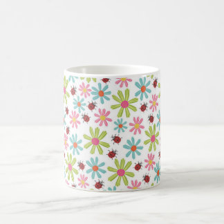 Waterproof Flowers: Elegant Floral Mug