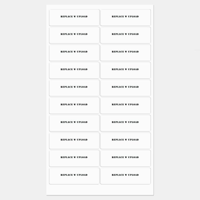 Waterproof Label for Business, Artist or Crafters (Sheet)