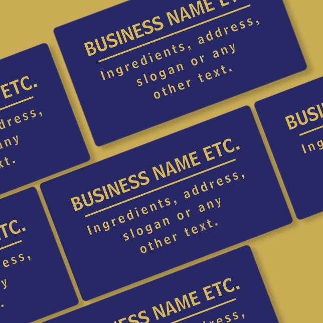 Waterproof Multi-Purpose Navy Blue & Gold (Creator Uploaded)