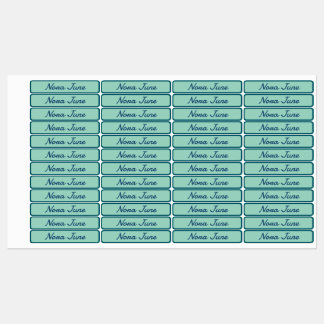 Waterproof Skinny Name Labels for Kids
