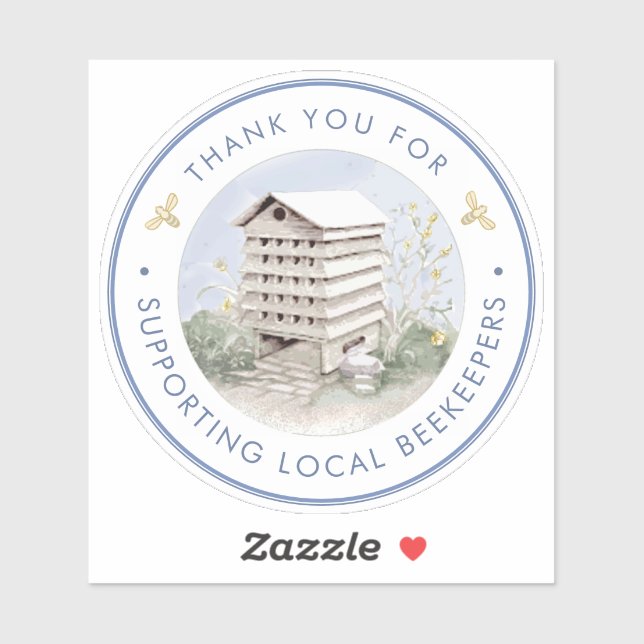 Waterproof Window or Door Beekeeper Honey Sticker (Sheet)