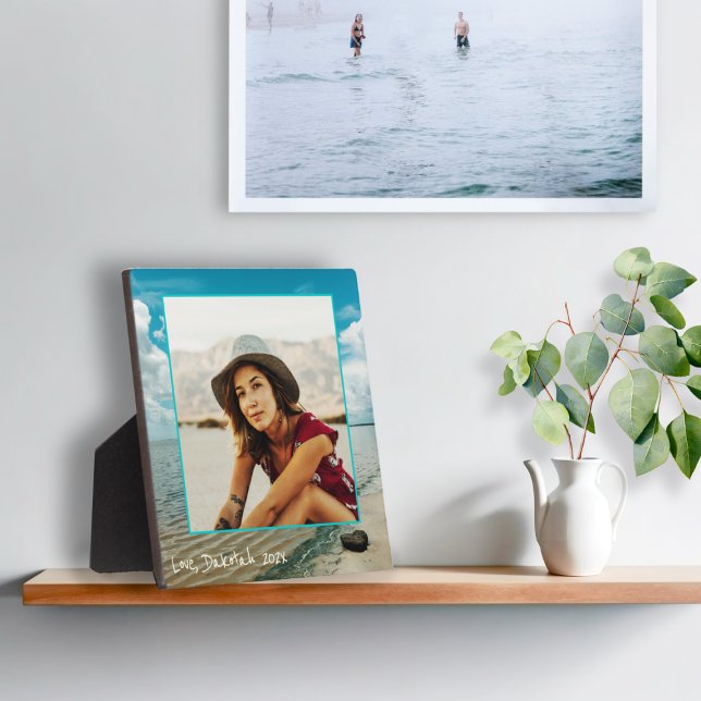 Waters Edge Standing Photo Frame Plaque (Creator Uploaded)