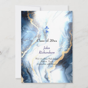 Waters of Life 2025 Orthodox Graduation Invitation