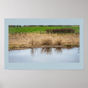 Waterscape Reflections Poster