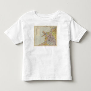 Watershed map England, Wales 3 Toddler T-Shirt