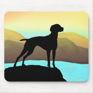 Waterside Vizsla t-shirts, apparel & gift Mouse Pad