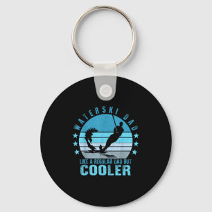 Waterski Dad Fathers Day Ski Lover Dad Water Skiin Key Ring