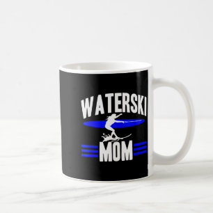 Waterski mum women athletes water skiing wave coffee mug