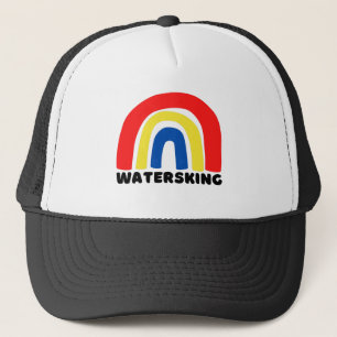 Waterskiing Rainbow. Trucker Hat