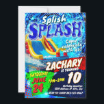 Waterslide Birthday Invitation Template<br><div class="desc">Make a splash at your next celebration with this vibrant Water Slide Party Birthday Invitation Template! Perfect for all ages, this customisable design is perfect for hosting a backyard bash or a waterslide poolside gathering. Download instantly and dive into creating unforgettable memories with friends and family. Ideal for DIY enthusiasts...</div>