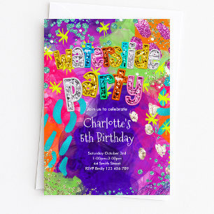 Waterslide Party Invitation
