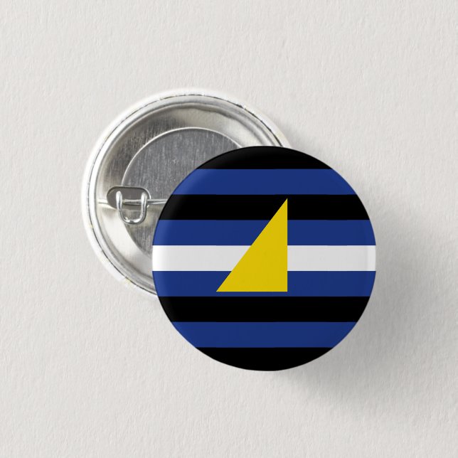 Watersports Pride Flag 3 Cm Round Badge (Front & Back)