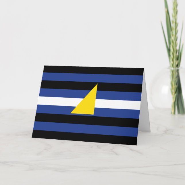Watersports Pride Flag Holiday Card (Front)