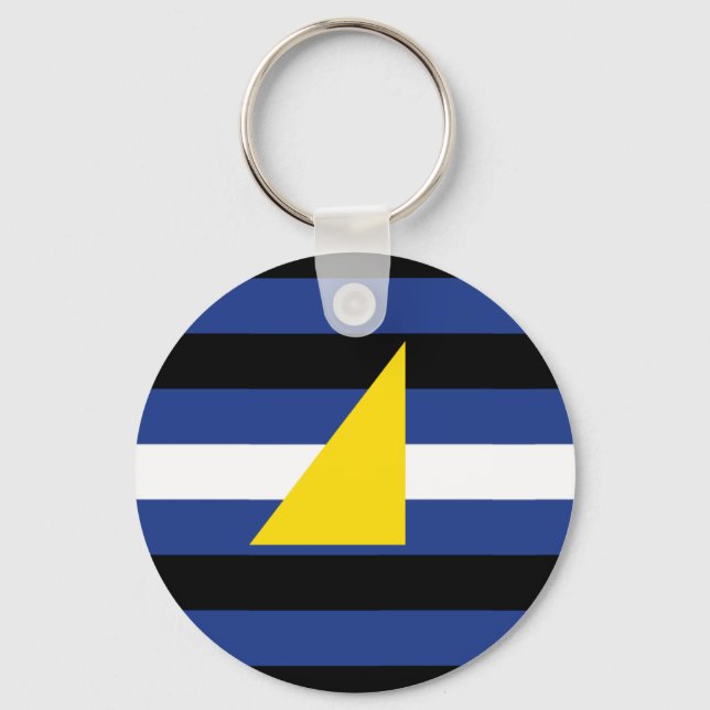 Watersports Pride Flag Key Ring (Front)