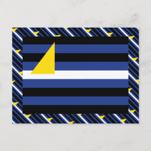 WATERSPORTS PRIDE FLAG POSTCARD