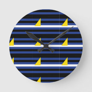 WATERSPORTS PRIDE FLAG ROUND CLOCK