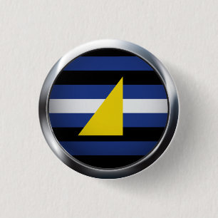 WATERSPORTS PRIDE MEDALLION 3 CM ROUND BADGE