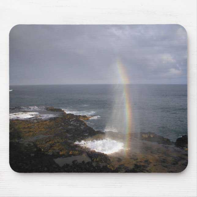 Waterspout with Rainbow Mouse Pad (Front)