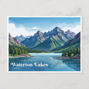 Waterton Lake Canada Postcard