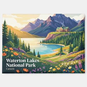 Waterton Lakes National Park Canada Magnet