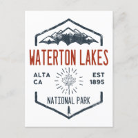 Waterton Lakes National Park Canada Vintage