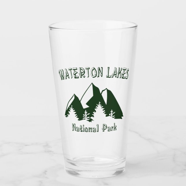 Waterton Lakes National Park Glass (Front)