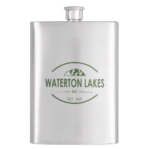 Waterton Lakes National Park Hip Flask