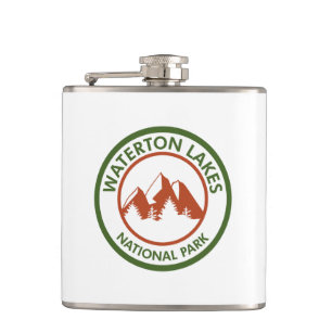 Waterton Lakes National Park Hip Flask