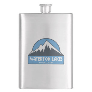 Waterton Lakes National Park Hip Flask