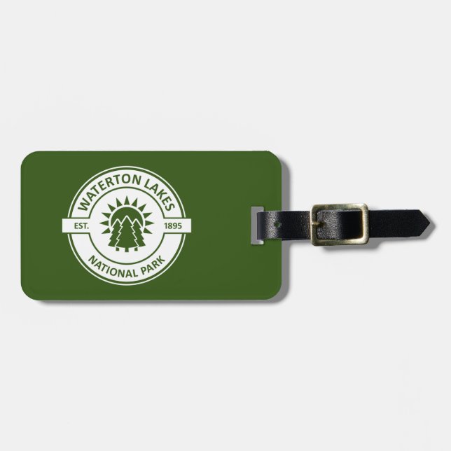 Waterton Lakes National Park Luggage Tag (Front Horizontal)
