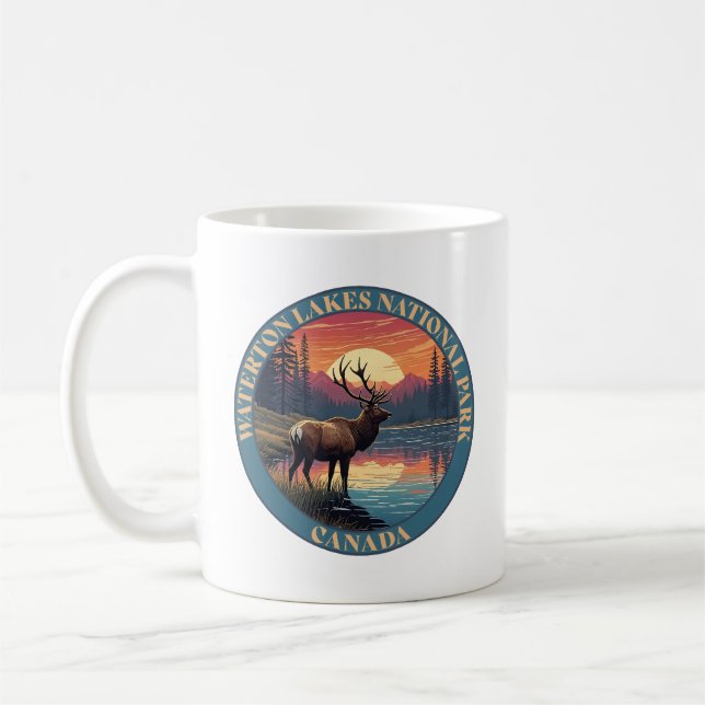 Waterton Lakes National Park of Canada Coffee Mug (Left)